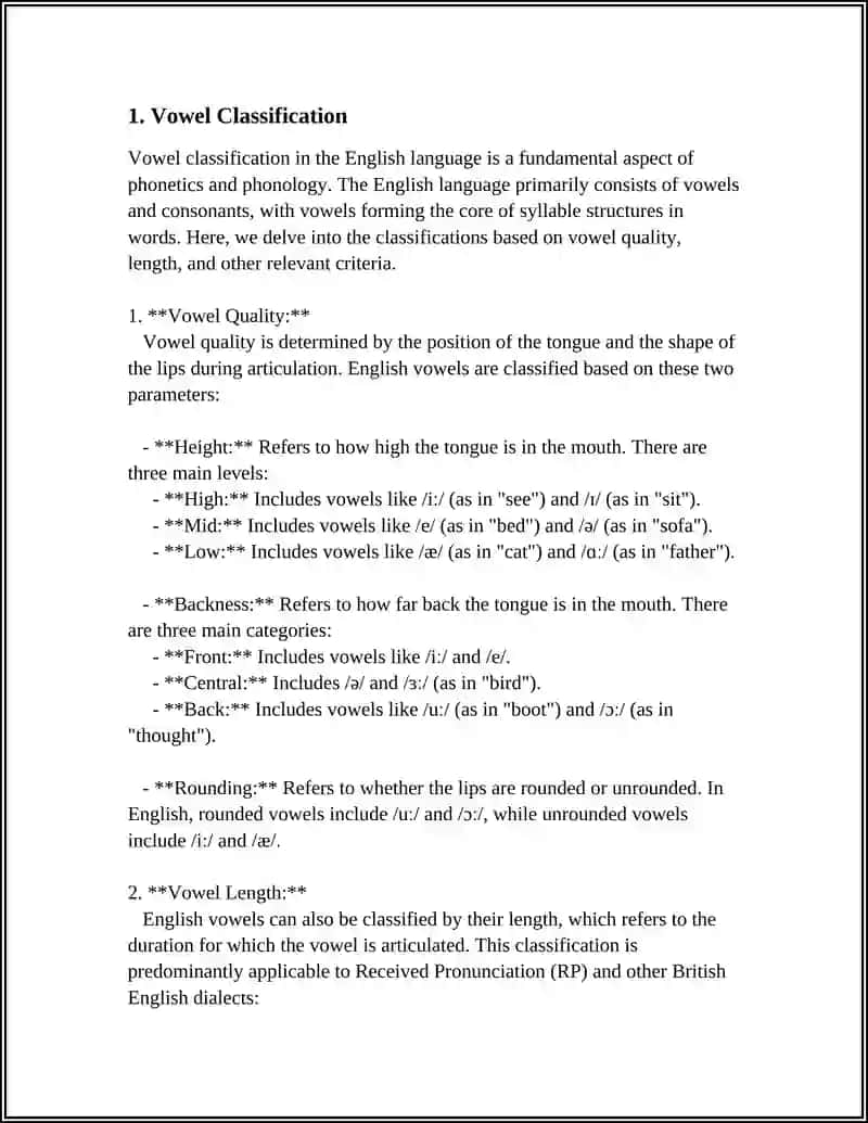 CLASSIFICATION OF SPEECH SOUNDS 3