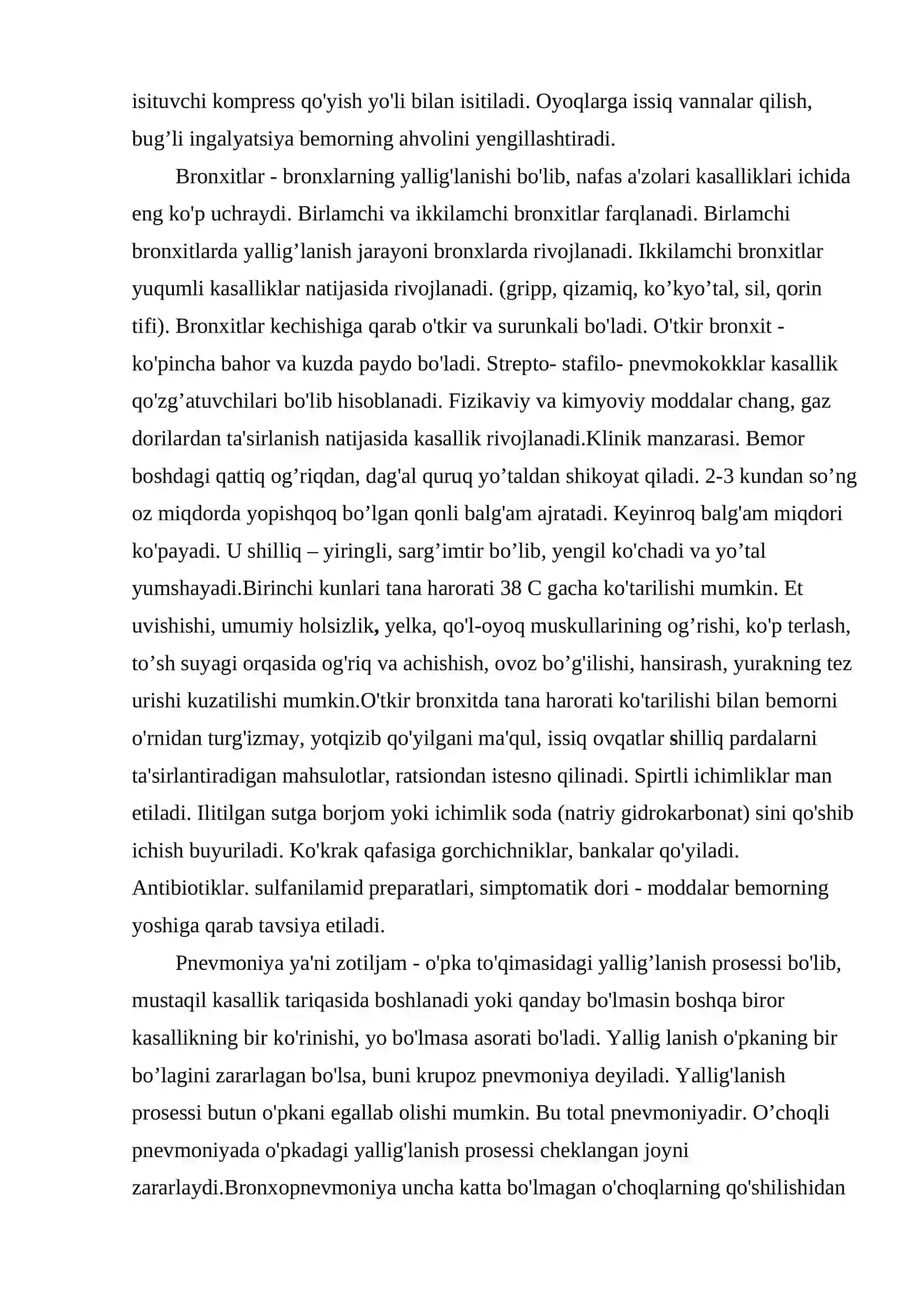 Nafas olish va yurak - qon tomir tizimlarining kasalliklari 3