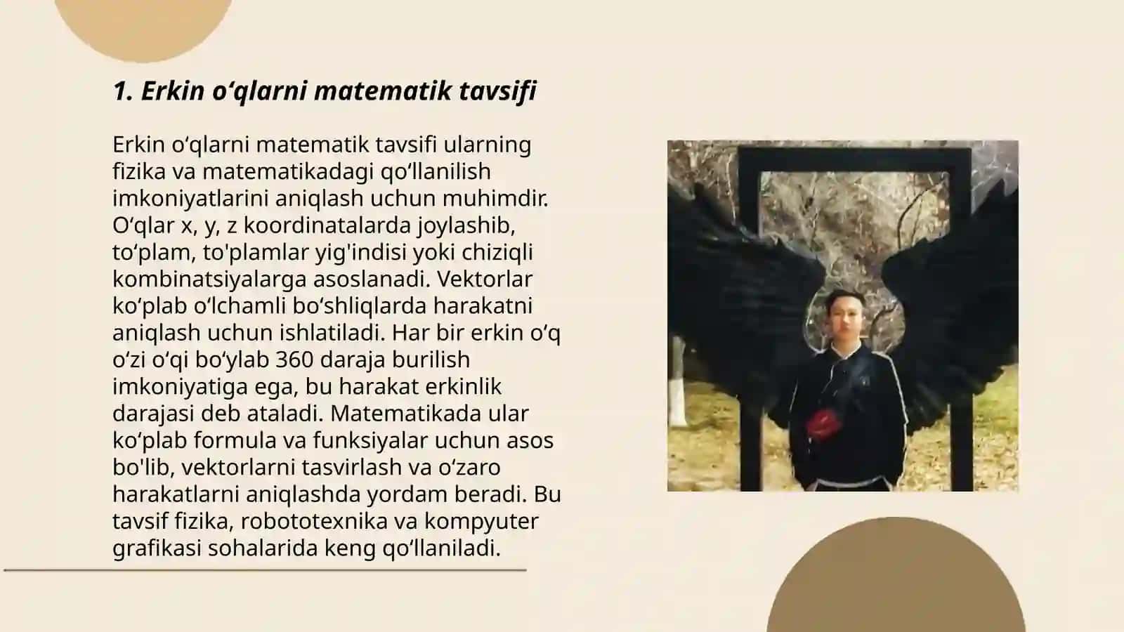 Erkin oʻqlar 3