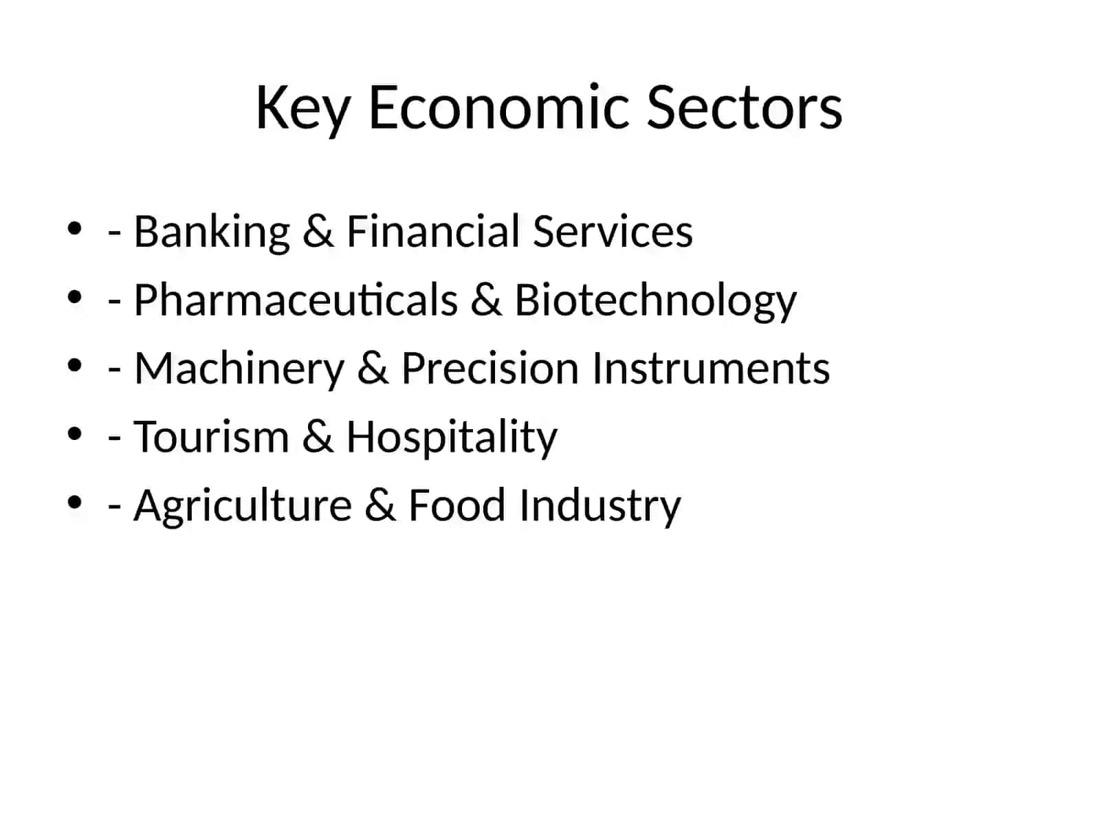 The Economy of Switzerland 3