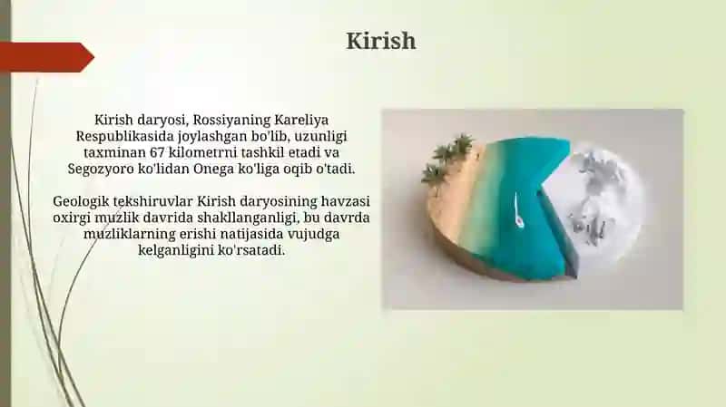 Daryo va ko'llarning kelib chiqishiga ko'ra o'rganish metodikasi 3