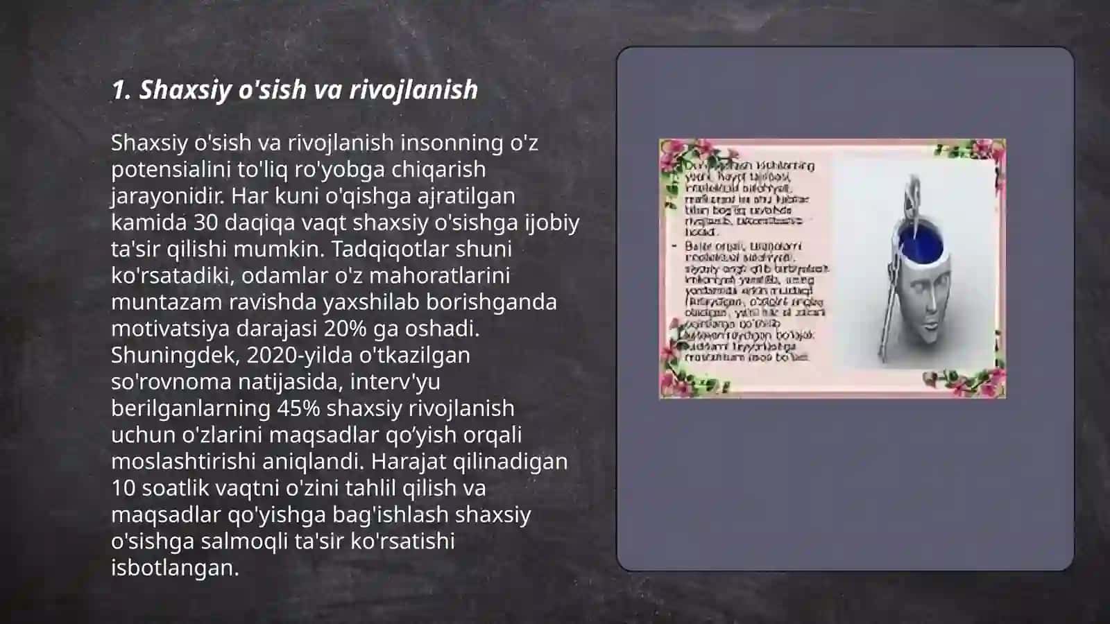 Men konsepsiyasi va shaxsning o'zini o'zi aktualizatsiya qilishi 3