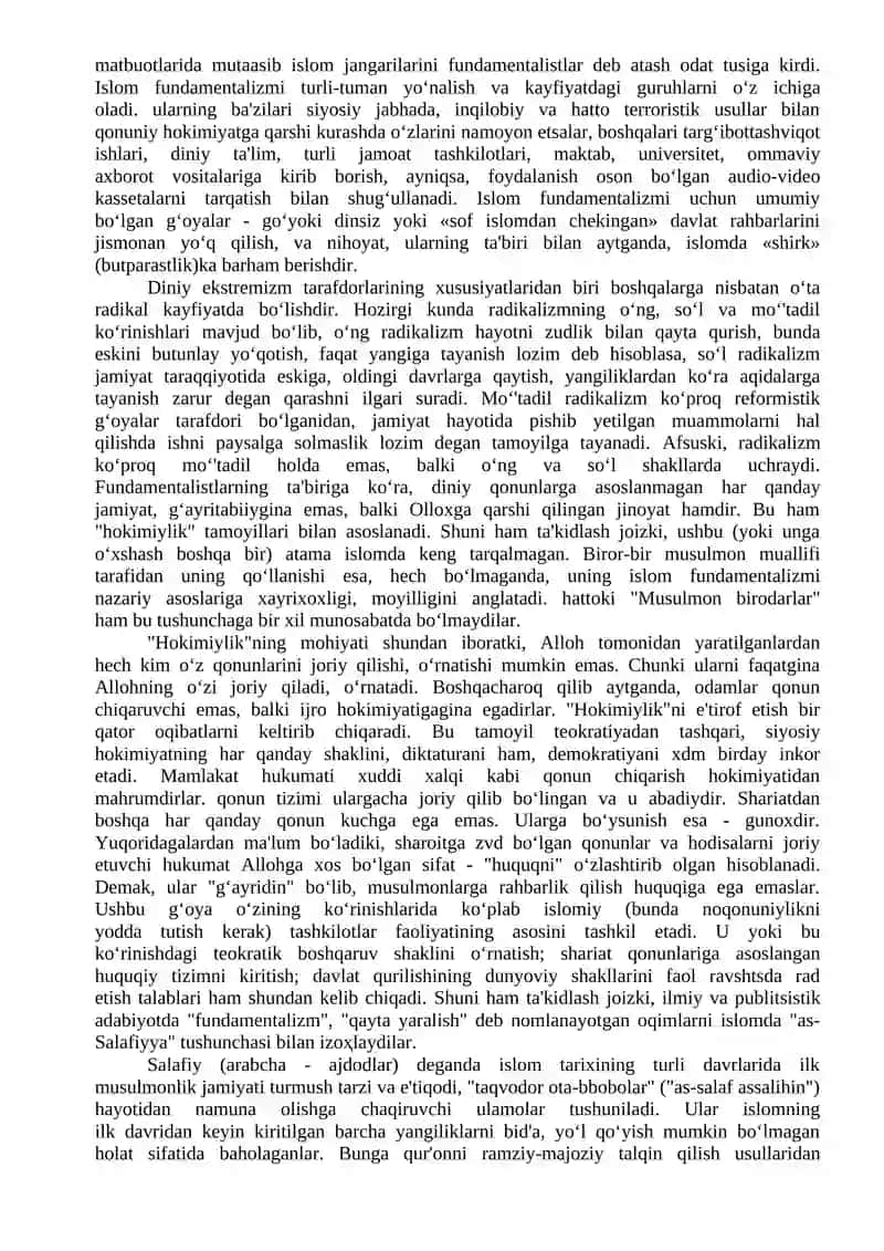 Diniy ekstremizm va terrorizm 3