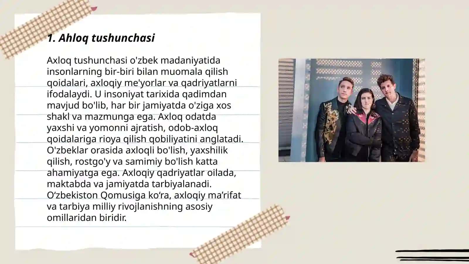 Ahloq tushunchasi 3