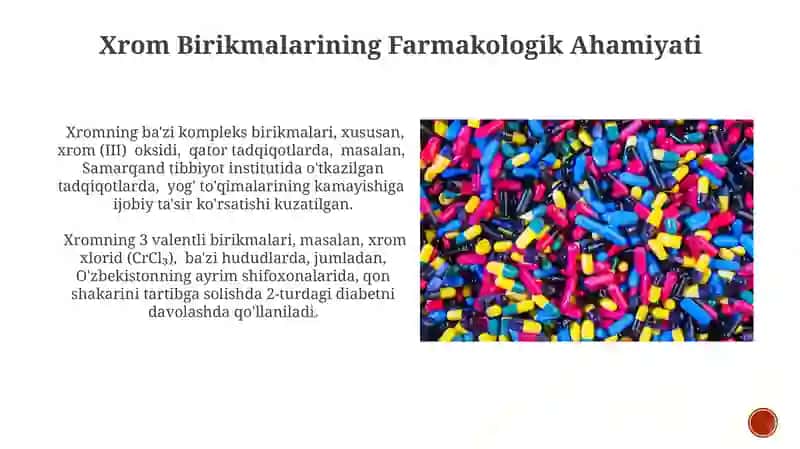 Xrom, Magniy va Marganesning Murakkab Birikmalari 3