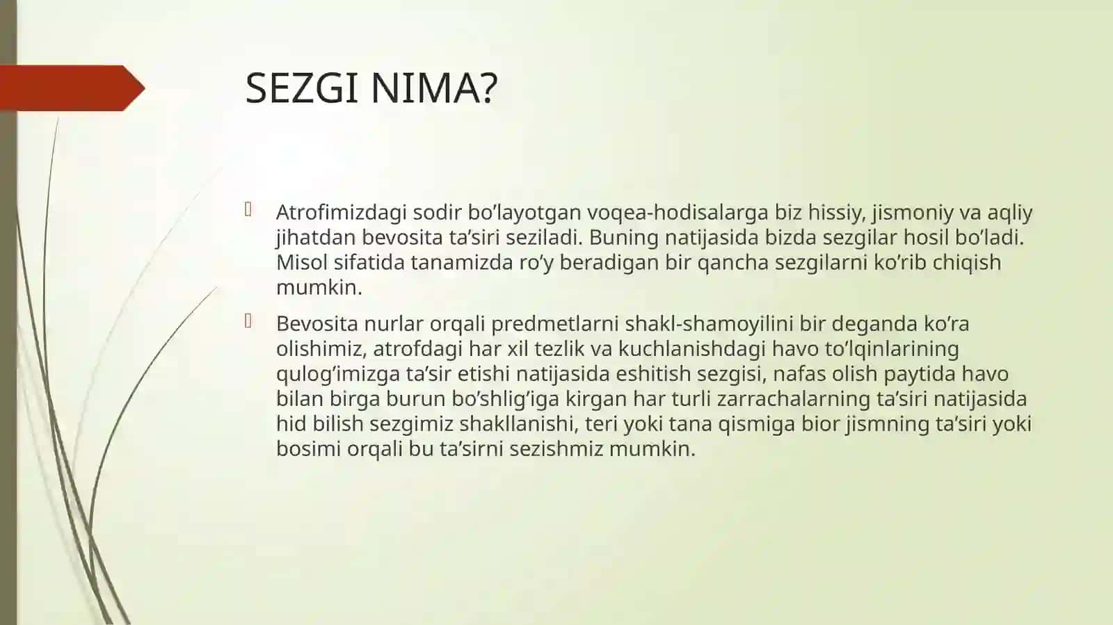 Sezgi psixik jarayon sifatida 3