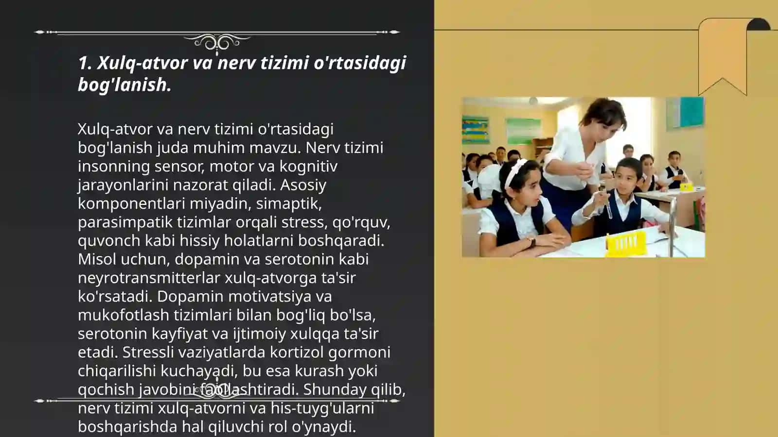 Xulq-atvorning psixofiziologik asosi 3