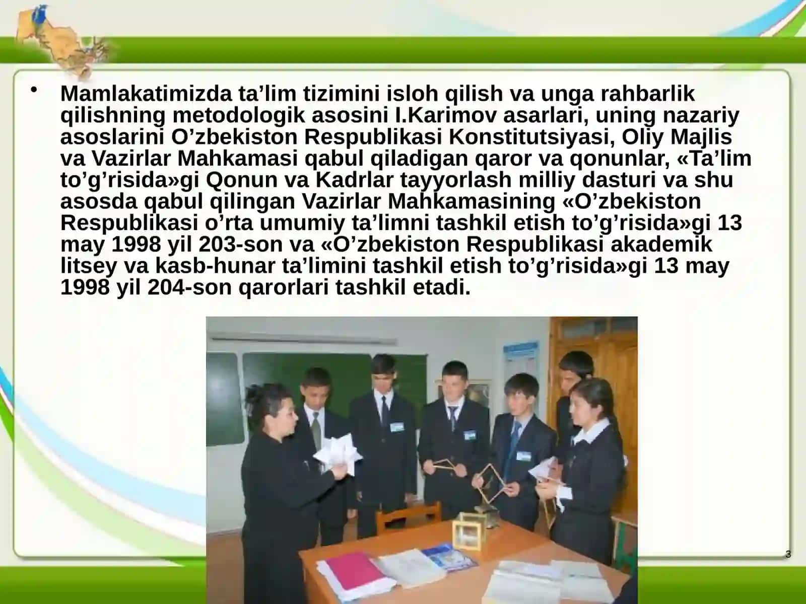 PEDAGOGIK JAMOA O`QUV MUASSASASI BOSHQARISHNING OB`EKTI 3
