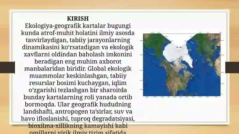 Ekologiya-geografik kartalar tizimi 3