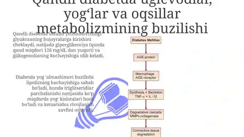 Qandli diabet va ochlikda moddalar almashinuvining buzilishi 3
