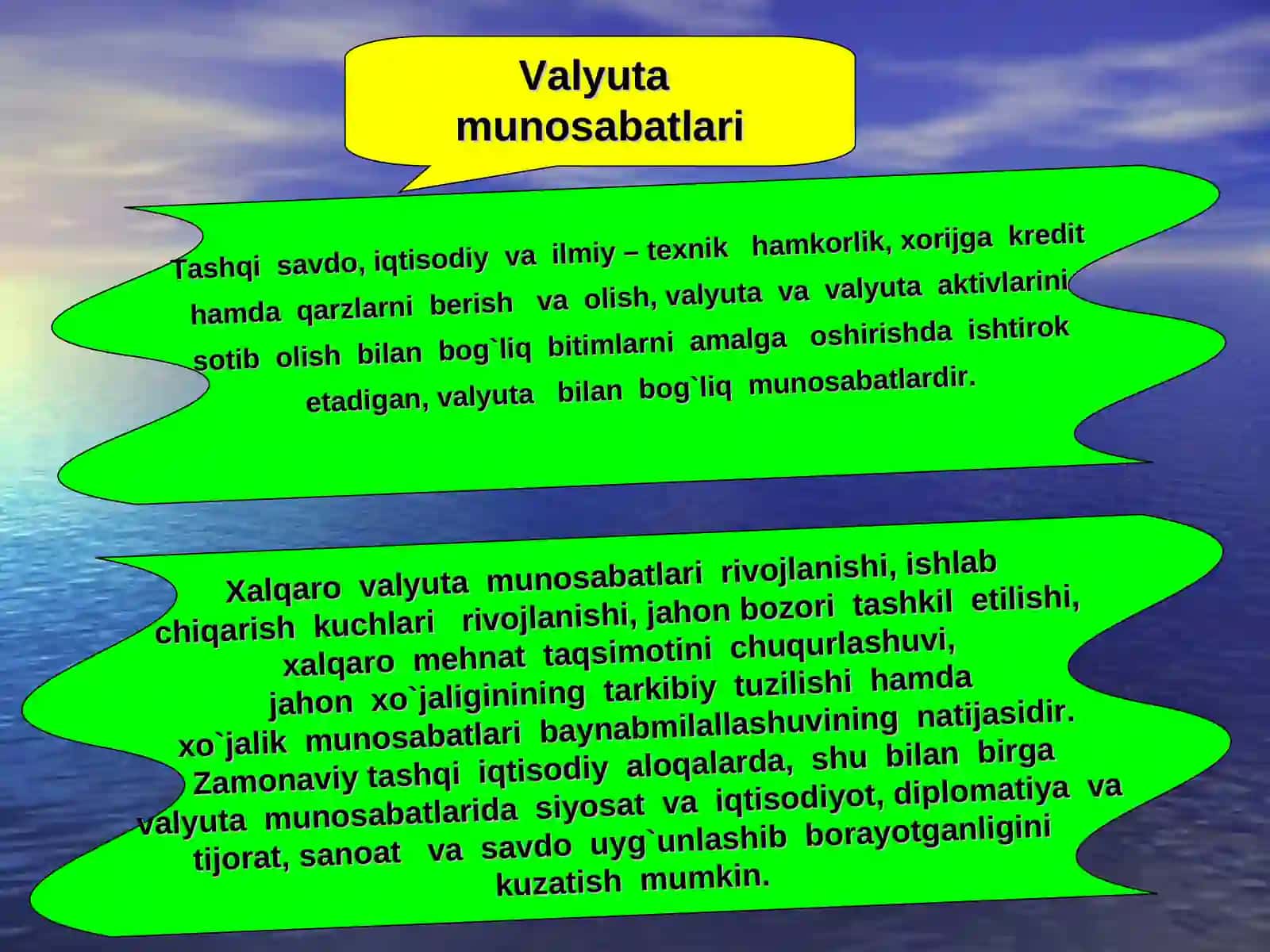 JAHON VALYUTA TIZIMI 3