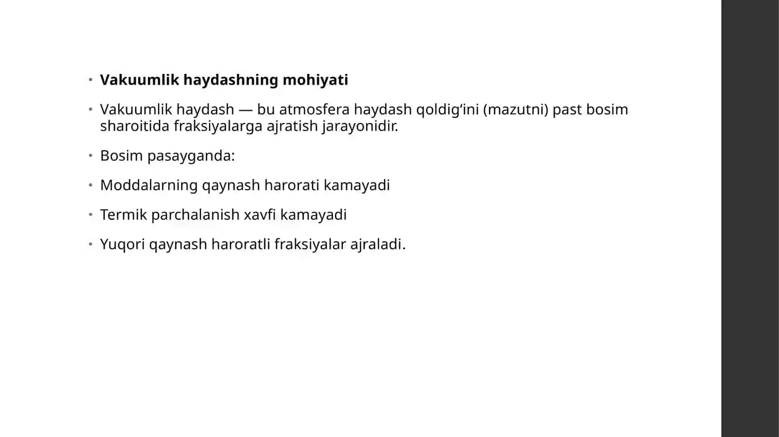 NEFTNI VAKUUMLIK HAYDASH 3