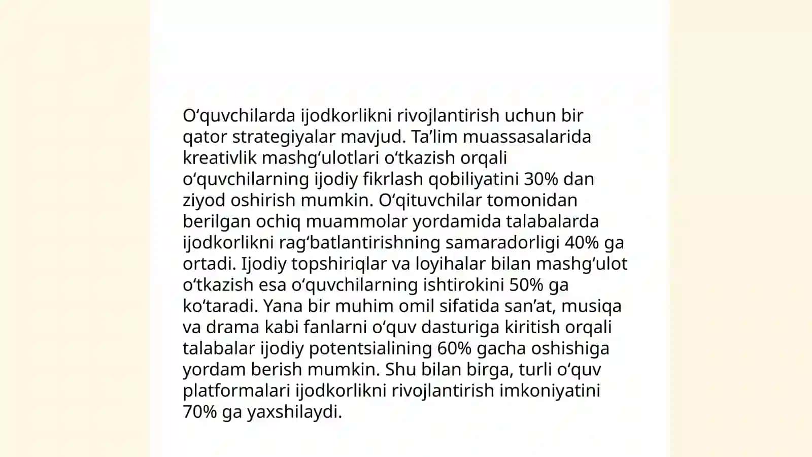 O'quvchilarda ijodkorlikni rivojlantirish 3