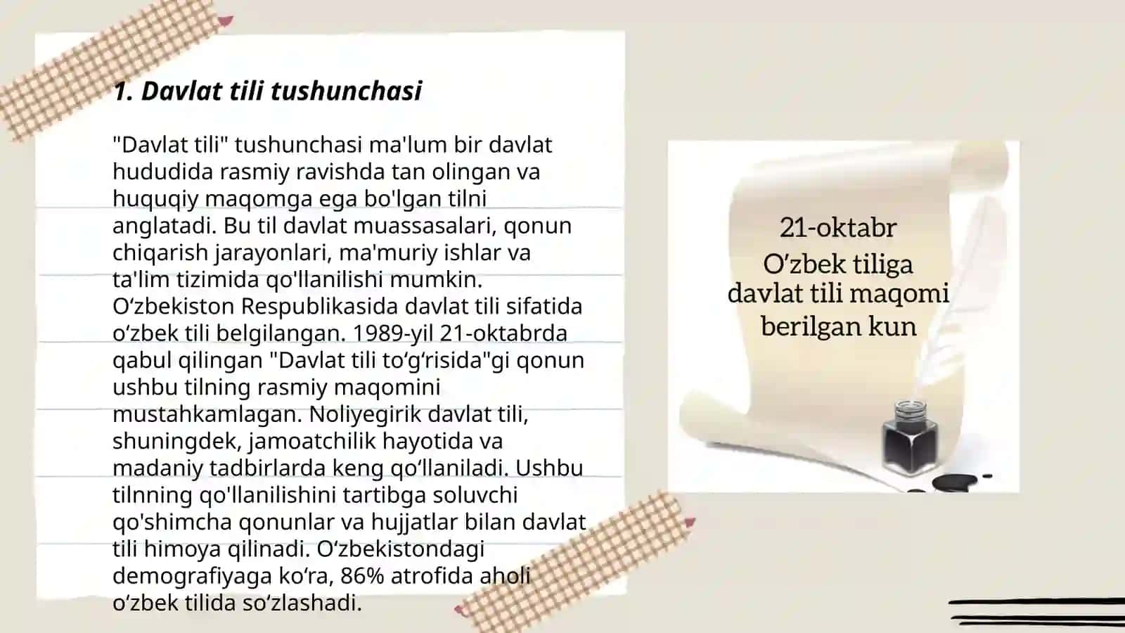 Davlat tilida ish yuritish fanining maqsadi va vazifalari 3