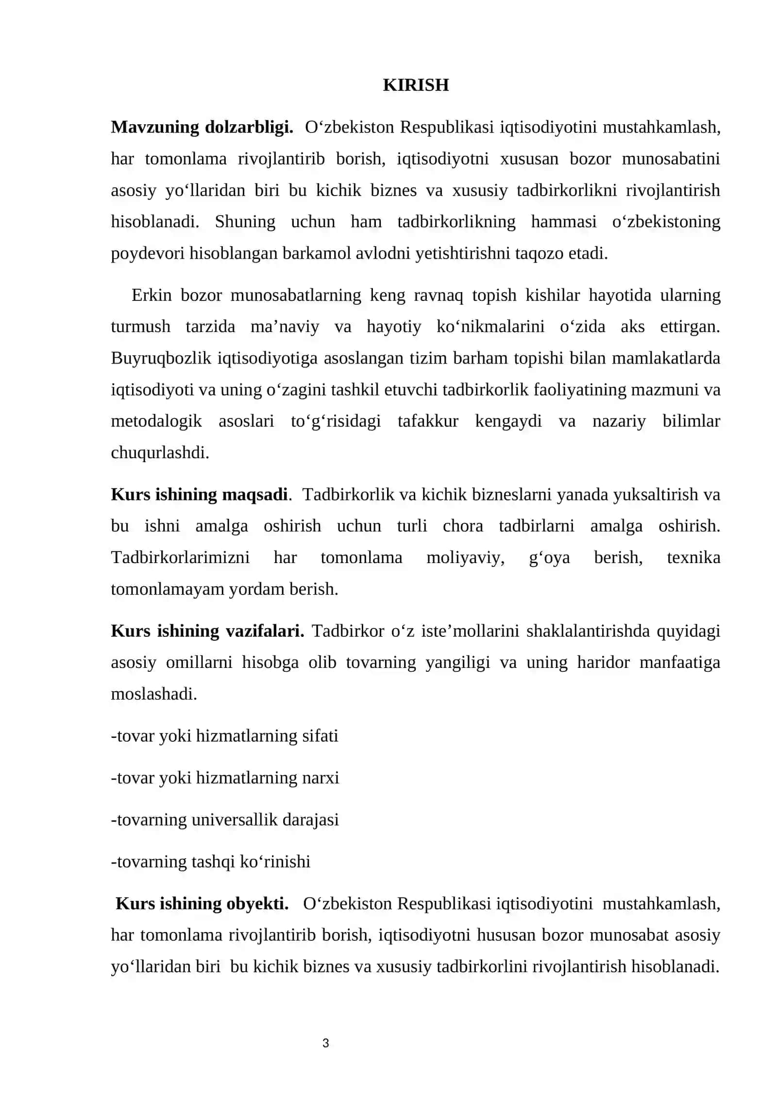Kichik biznes va tadbirkorlik faoliyati 3