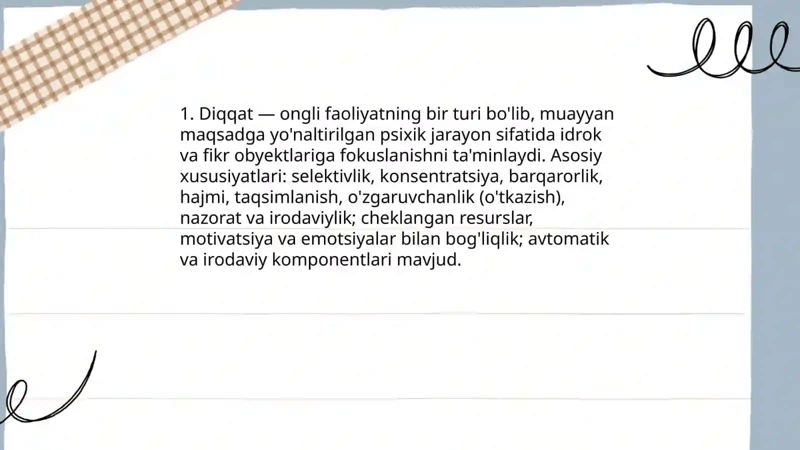 Diqqat mavzusi yuzasidan taqdimot 3