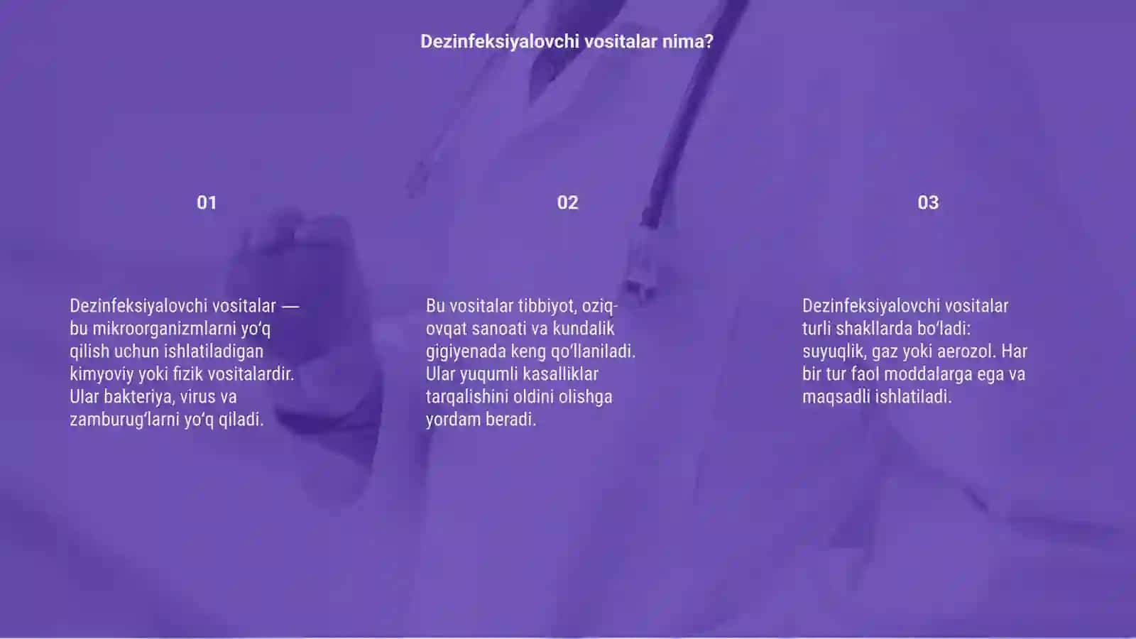 Dezinfeksiyalovchi vositalar 3