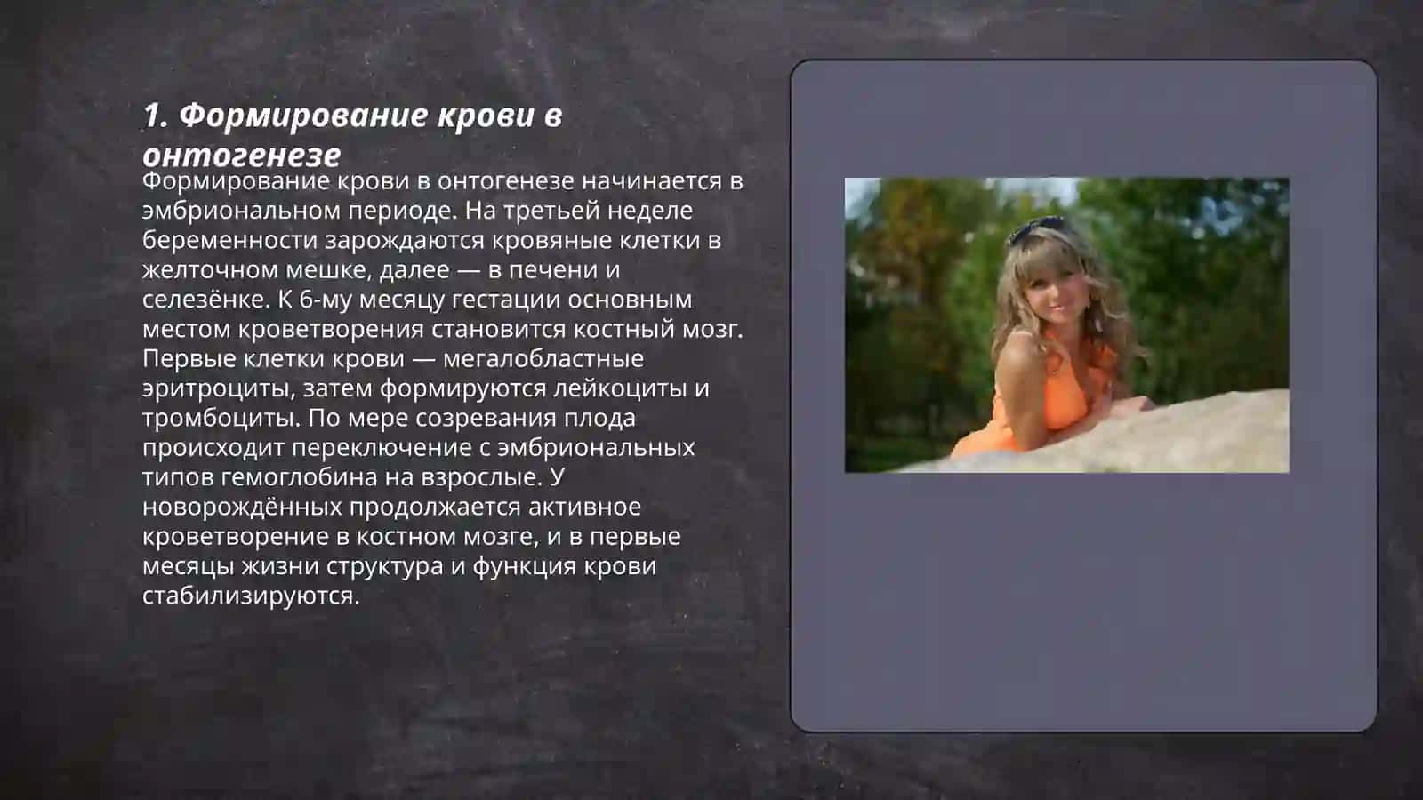 Физиология и возрастные особености крови человека 3