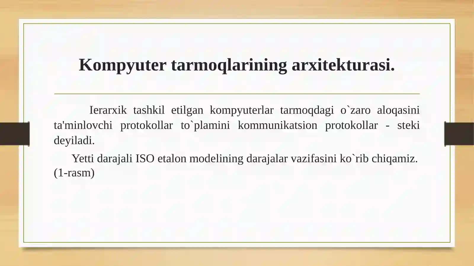 Kompyutеr Tarmoqlari Arxitеkturasi 3