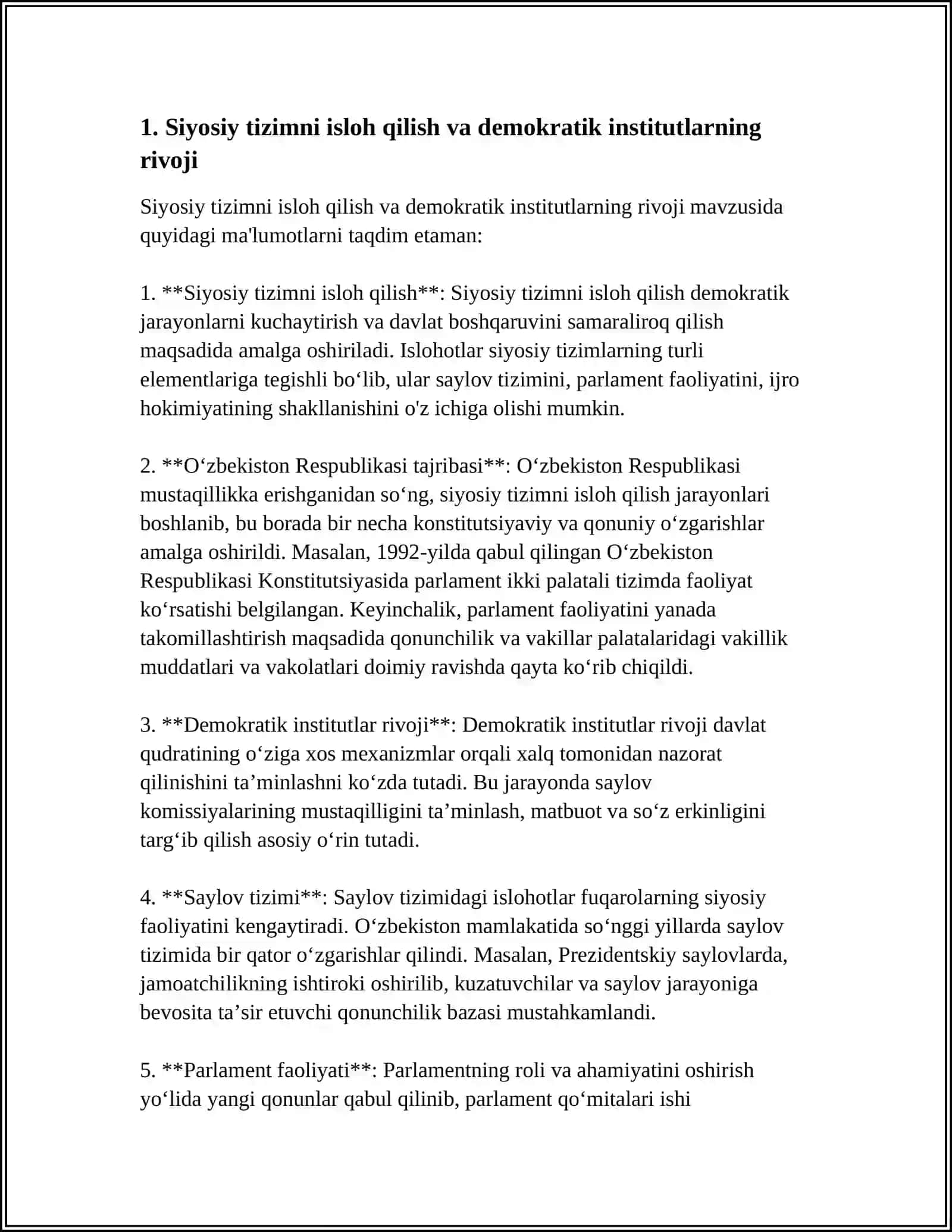 YANGI ÔZBEKISTONDA IJTIMOIY SIYOSIY ÔZGARISHLAR 3