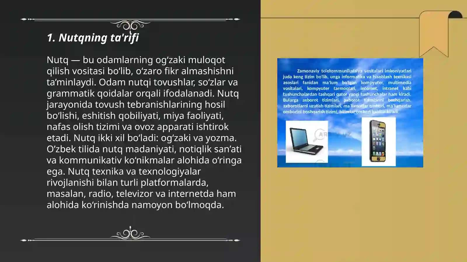 Nutq haqida umumiy tushuncha,asosiy xususiyatlari 3