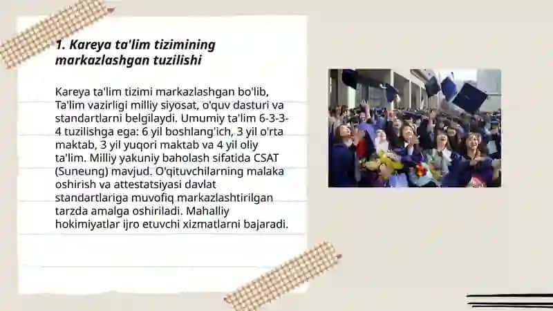 Kareya ta'limining xususiyatlari 3