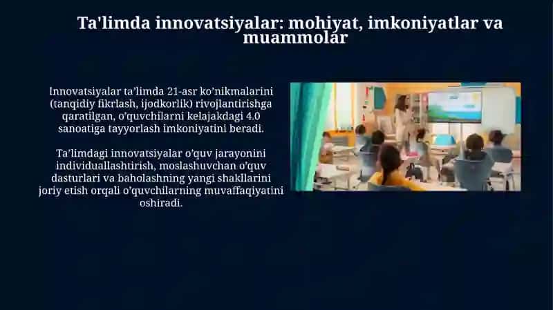 Ta'limdagi Innovatsiyalar 3