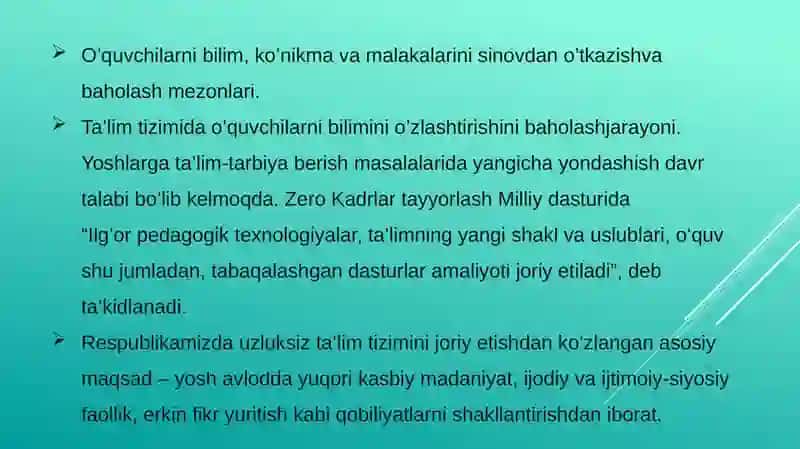 Boshlang‘ich sinf o`quvchilarining bilim, ko`nikma va malakalarini tekshirish va materiallar tayyorlash 3