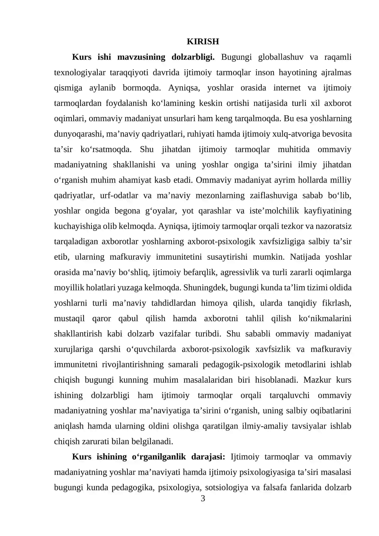 Ijtimоiy tarmoqlar orqali tarqaluvchi ommaviy madaniyat va uning manaviy oqibatlari 3