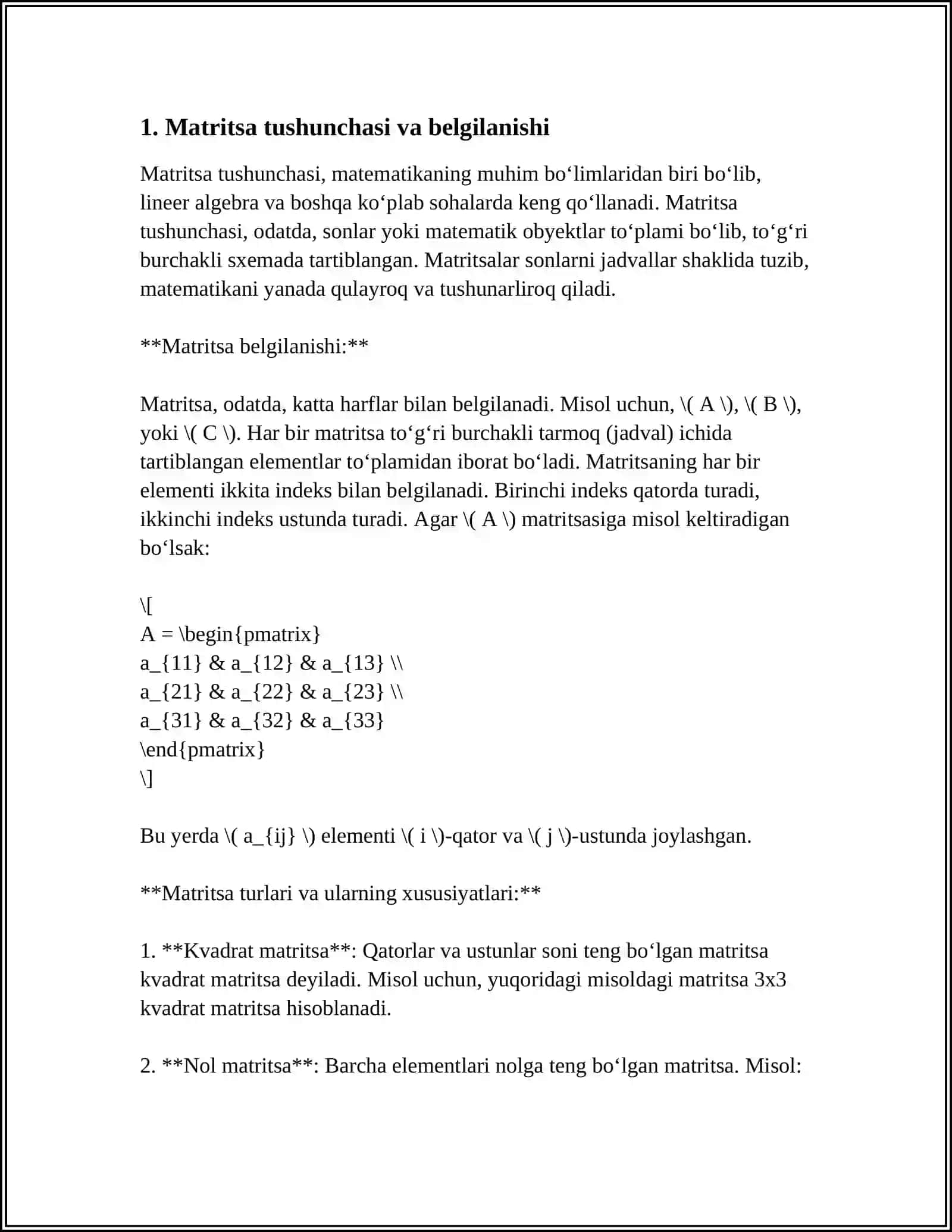MATIRITSALAR 3
