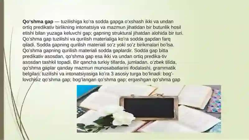 Bog‘lovchisiz qo‘shma gaplarda tinish belgilarining ishlatilishi 3