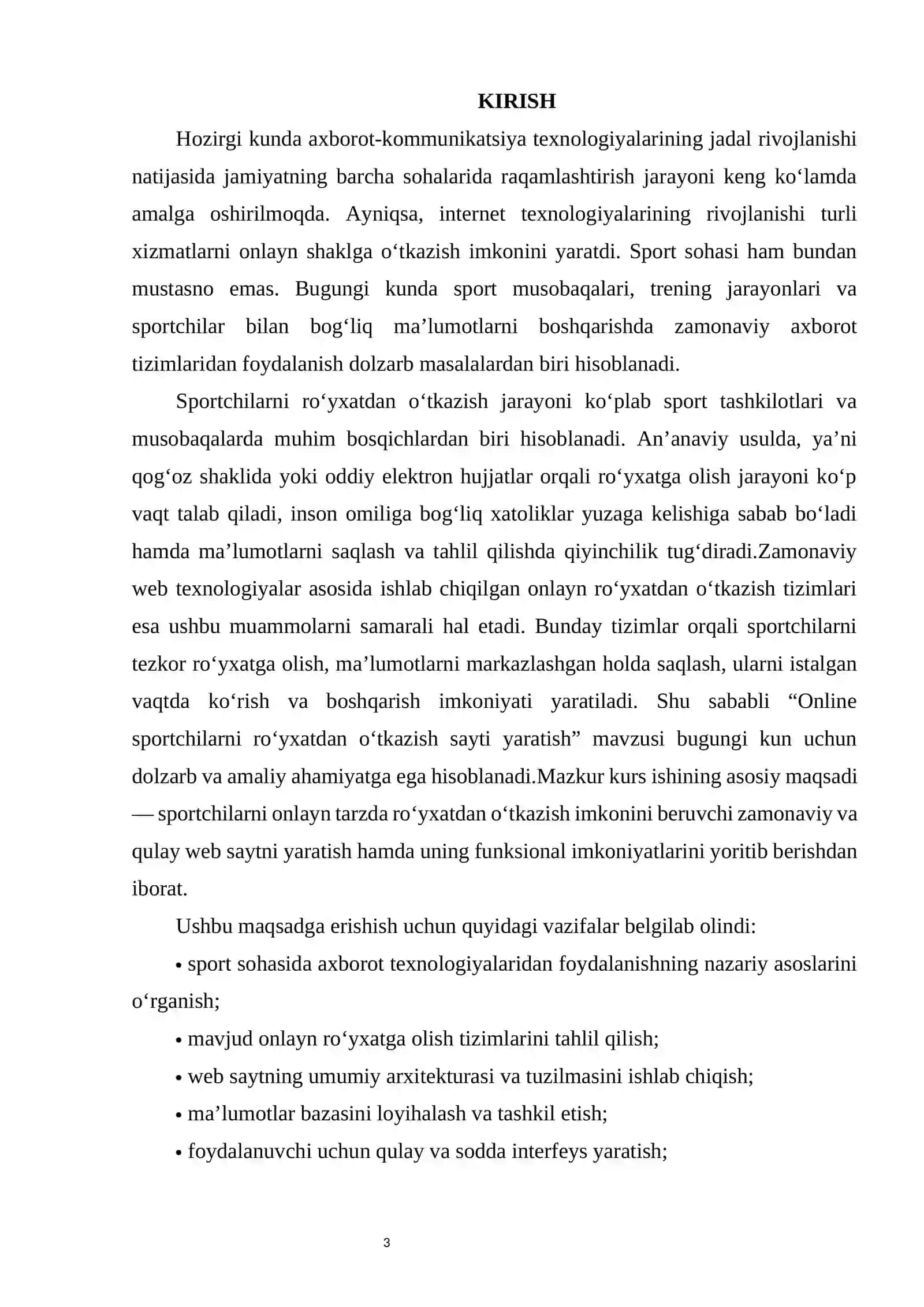 ONLINE SPORTCHILARNI RO‘YXATDAN O‘TKAZISH TIZIMI 3