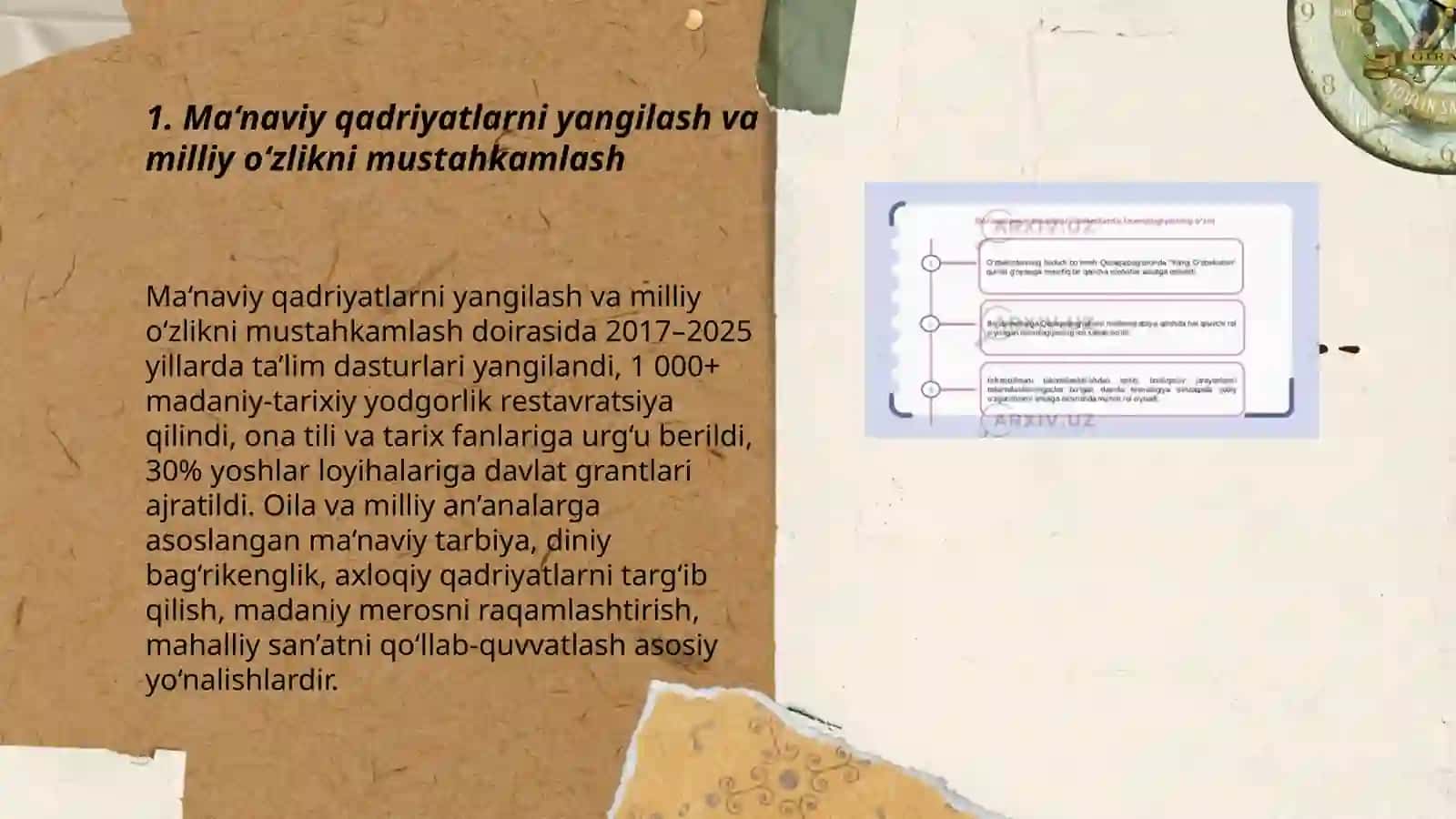 Yangi O‘zbekistonda amalga oshirilayotgan ma‘naviy o‘zgarishlar 3