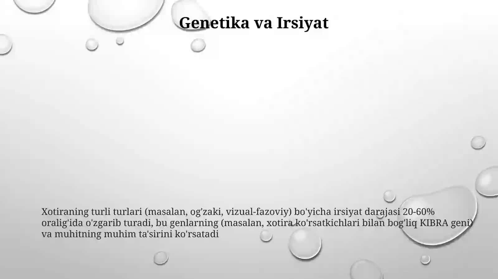 Inson xotirasi rivojining asosiy omillari 3