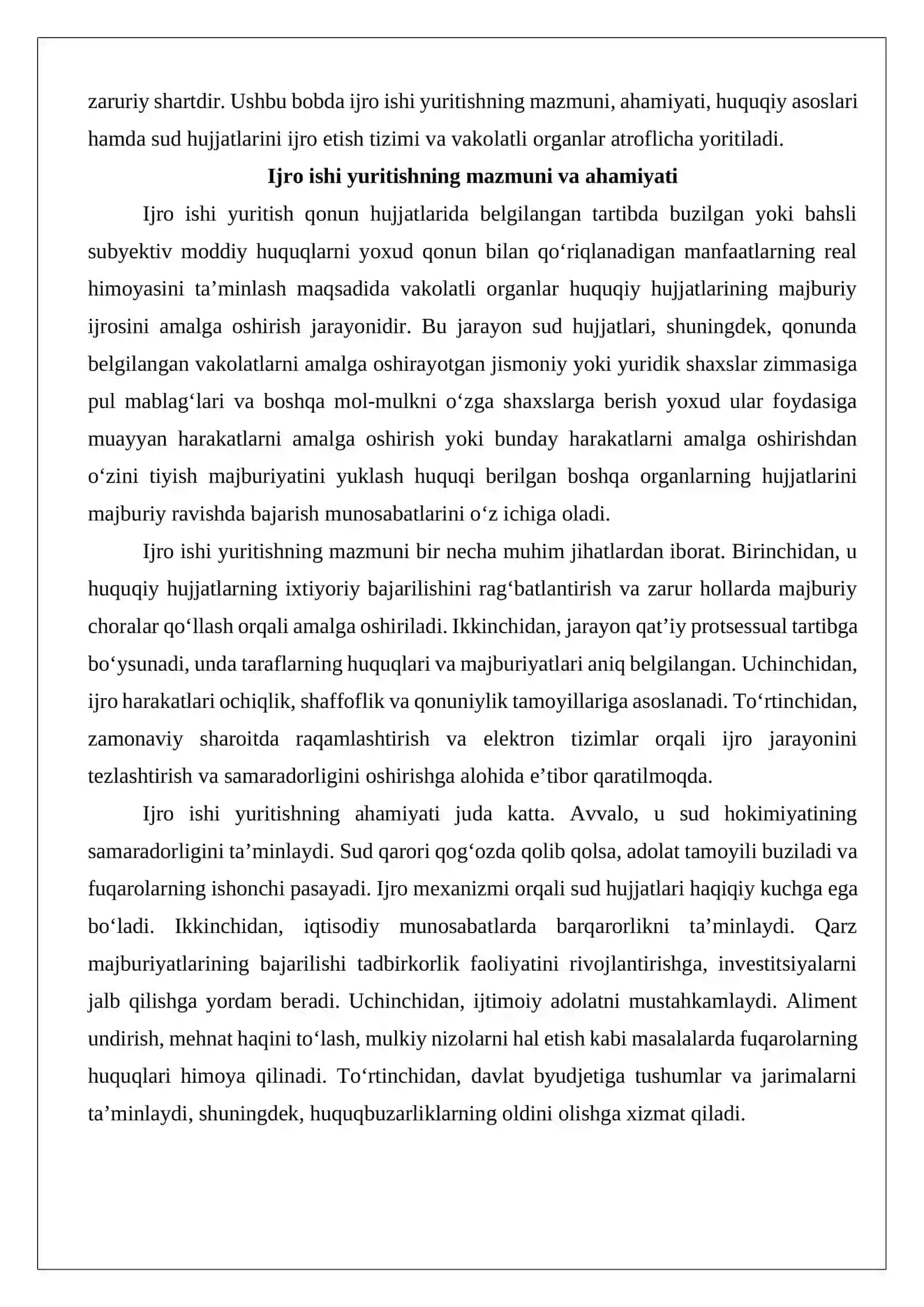 Ijro ishi yuritishda tomonlarning ishtiroki 3
