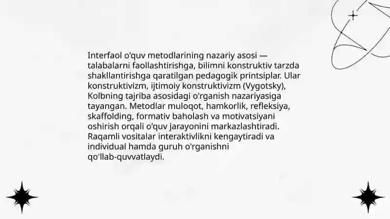 Interfaol metodlar va ularni qo'llash mahorati 3
