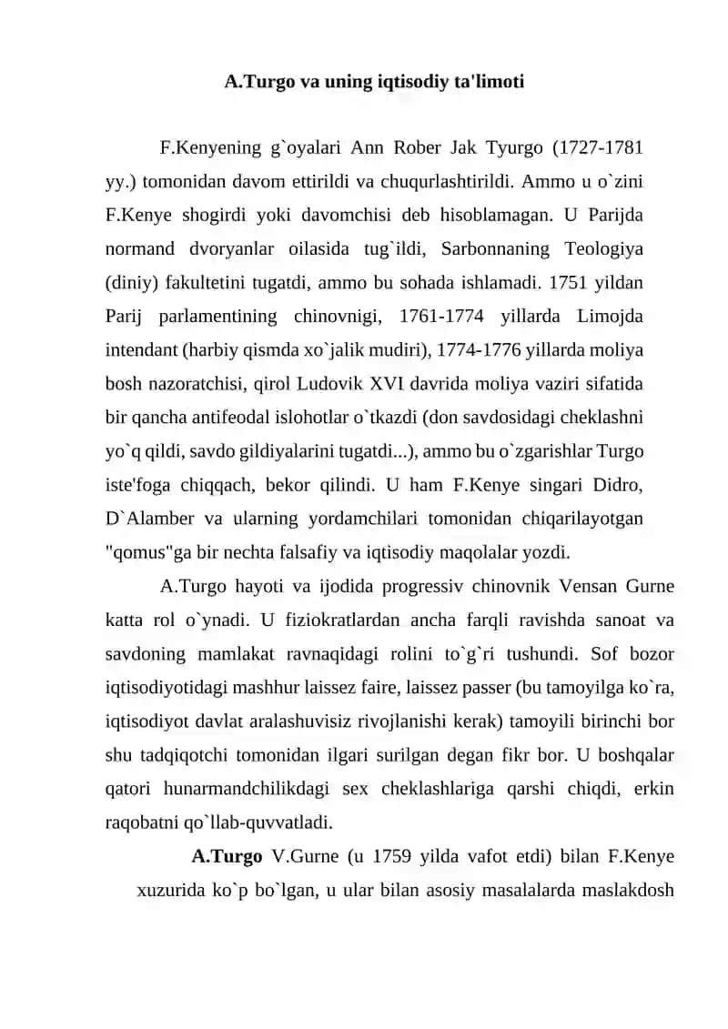 A.Turgo va uning iqtisodiy ta'limoti 3