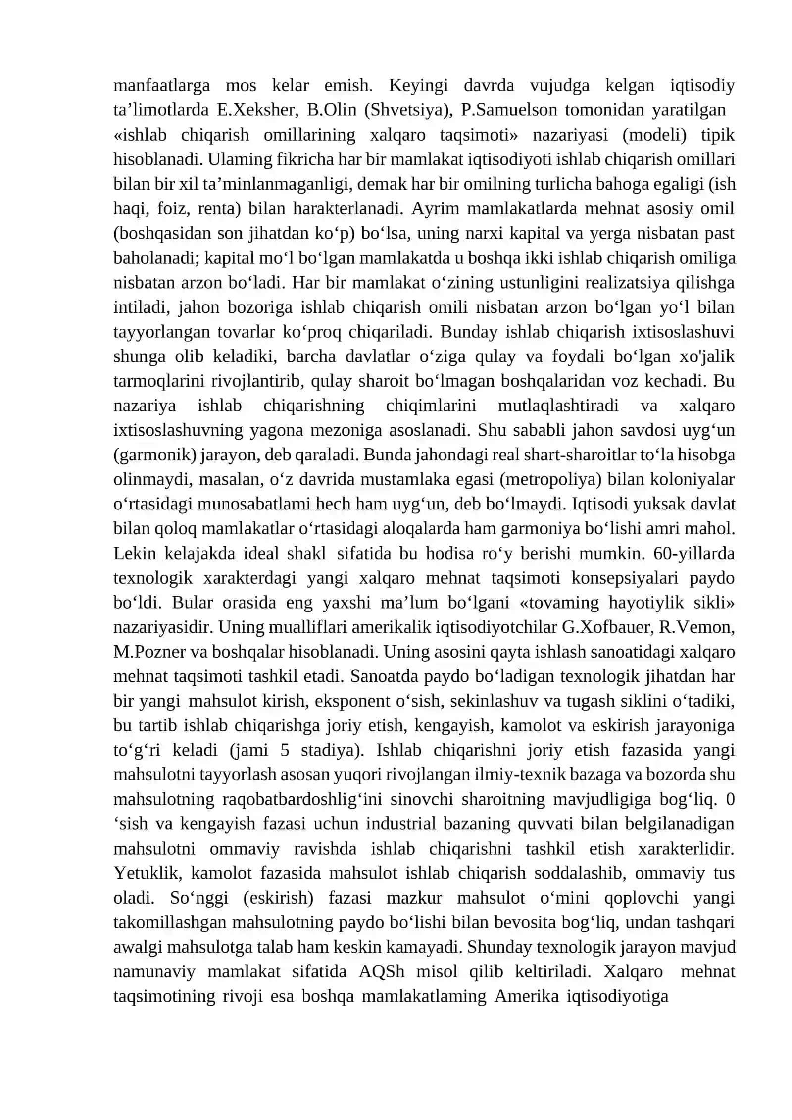 Jahon xo'jaligi haqidagi iqtisodiy ta'limotlar 3