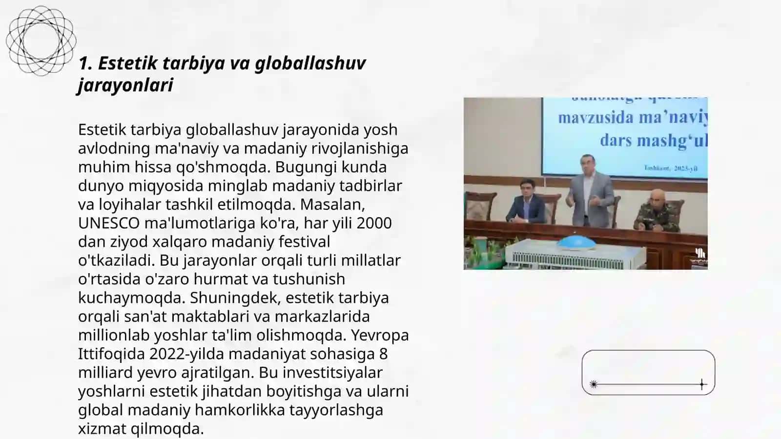 Estetik tarbiya va globallashuv jarayonlari 3