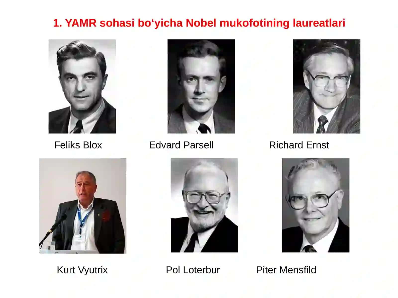 Yadro magnit rezonansi (YAMR) spektroskopiyasi 3