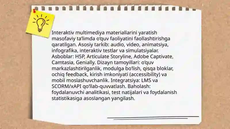 Interaktiv multimediya materiallar 3