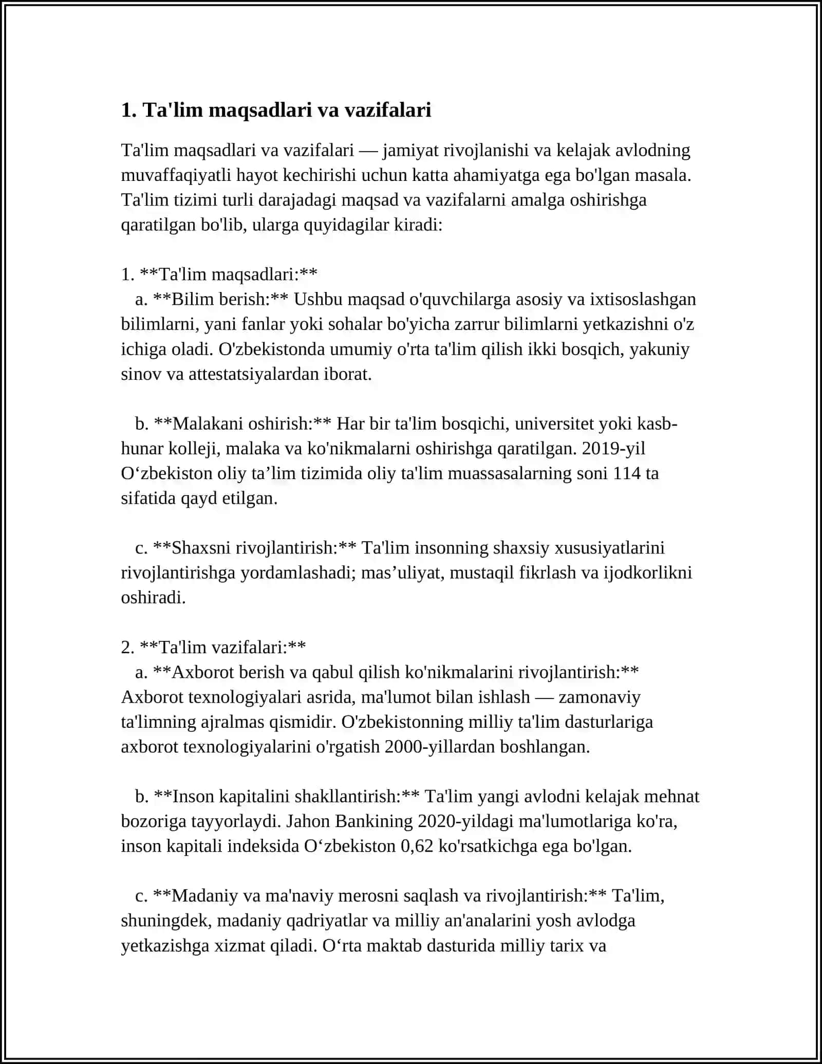 TARBIYA METODLARI 3