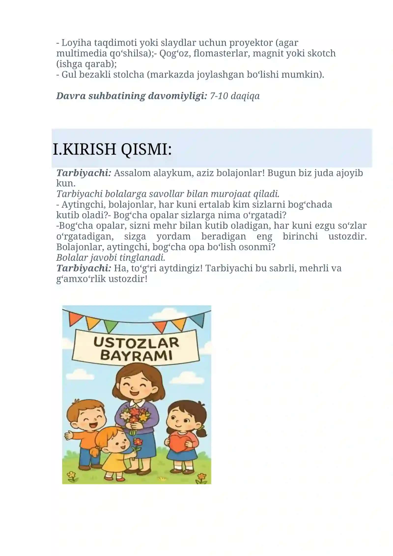 O'QITUVCHI VA MURABBIYLAR KUNI 3