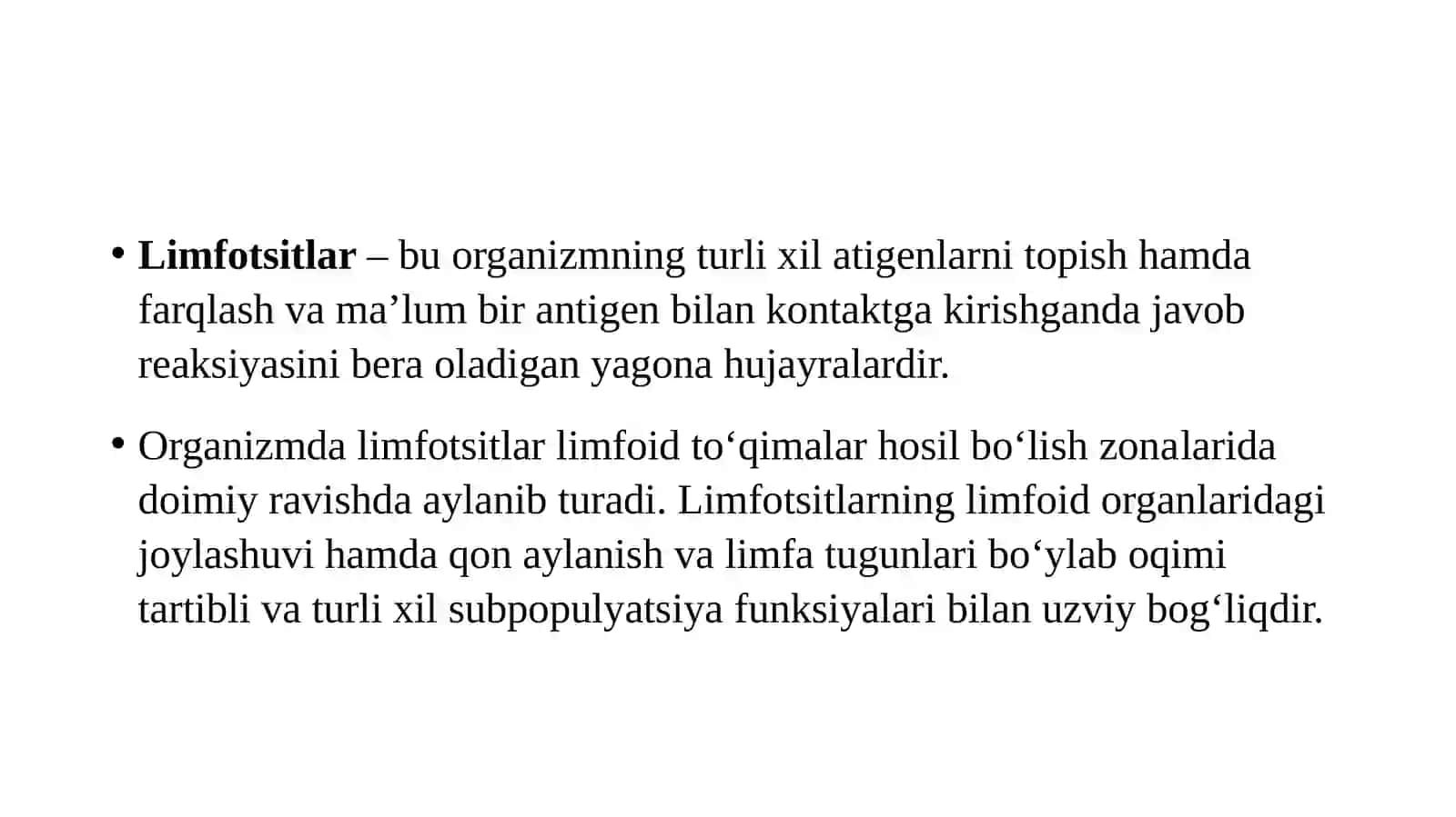 Immuntizimininghujayralari.T-vaB- limfotsitlar.Monotsitlar 3