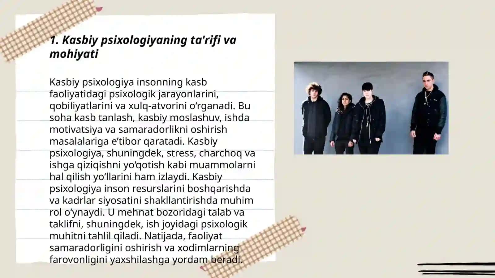 Kasbiy psixologiya fanining mohiyati, maqsadi 3