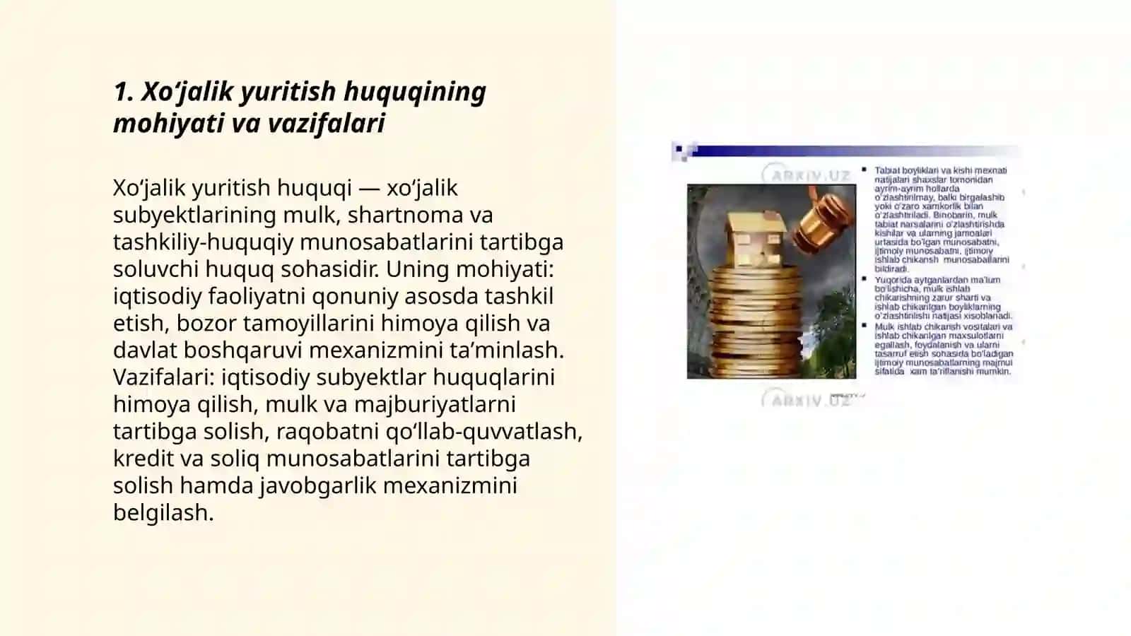 Xoʻjalik yuritish huquqi 3