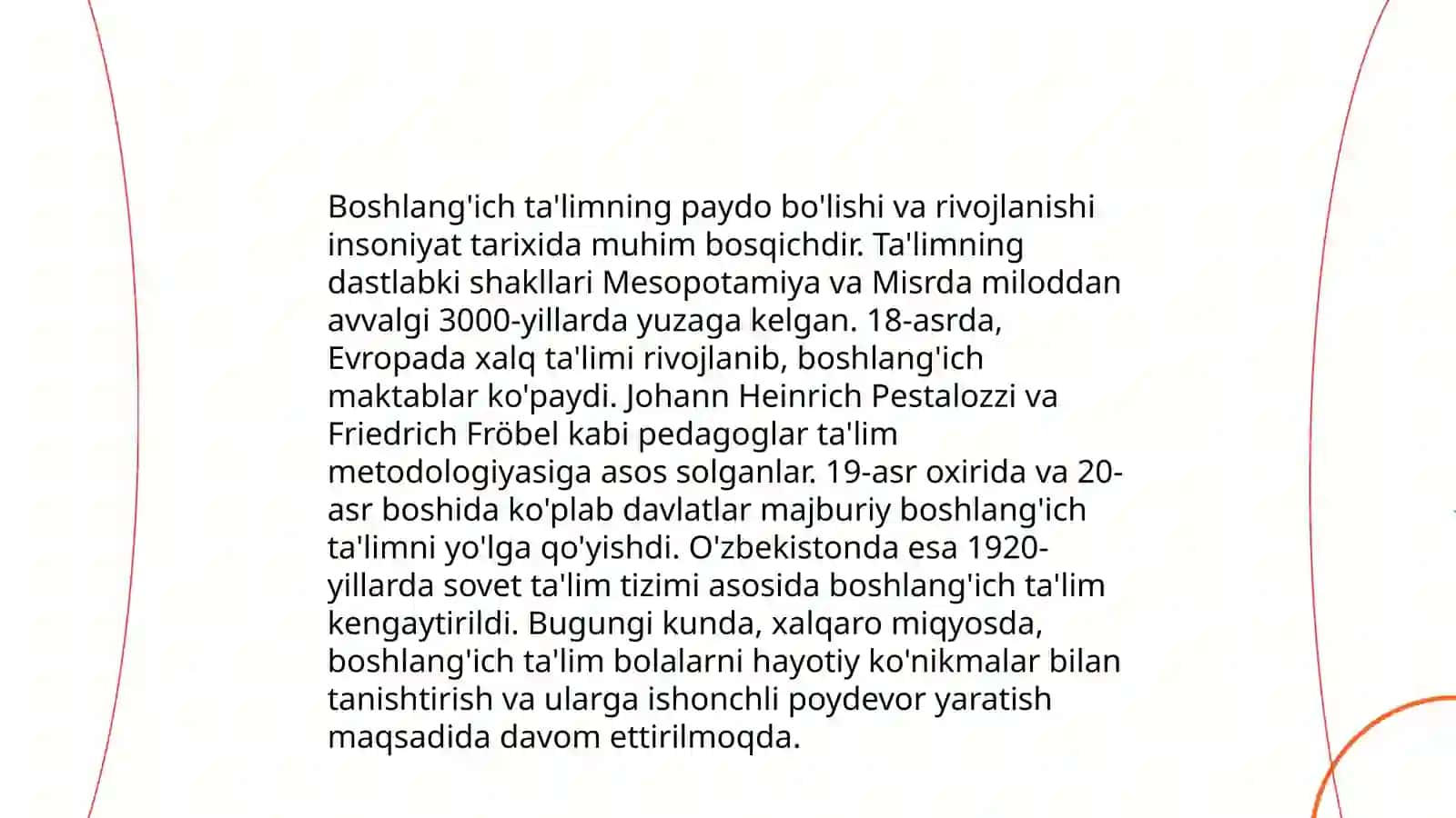 Boshlang'ich ta'lim pedagogikasi fani tarixini ustoz-shogirt an'anasi vositasida o'rganish 3