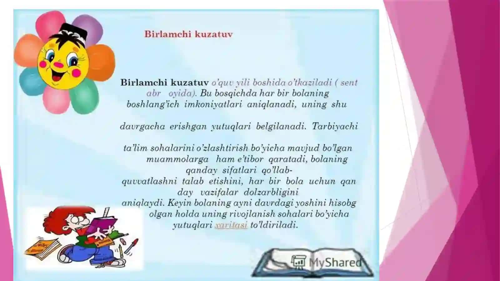 Bolalar rivojlanish xaritasi yuritish tartibi 3