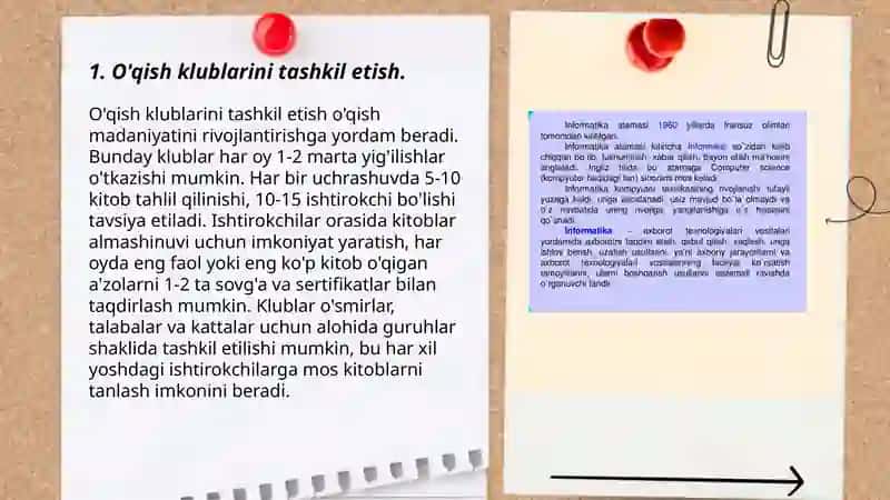 Oʻqish savodxonligi fanidan sinfdan tashqari ishlarni tashkil etishda samarali metodlar 3