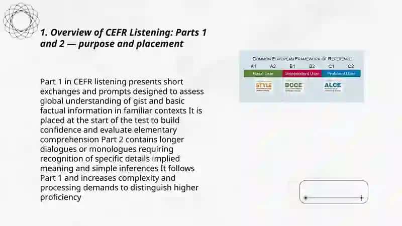 Cefr listening part 1 and part 2 3